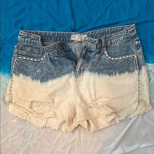 Free People Denim Ombre Shorts - size 29